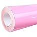 Produktbild 4,75/m² Rapid Teck® Glanz Folie - 045 Hell Rosa - Klebefolie - 5m x 63cm - Plotterfolie- Folie selbstklebend - auch als Moebelfolie - Klebefolie