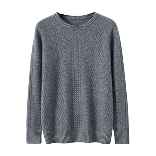 Pull cachemire col rond ample et chaud pour un look cocooning quotidien - 2