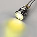 Produktbild 12mm - LED-Kontrollleuchte - V2A Edelstahl - AC/DC 6V-24V - (Salz) wasserdicht - Verschiedene Farben (Gelb)