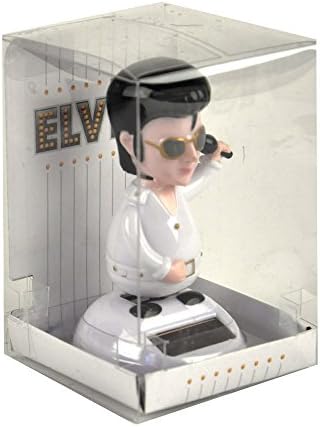 Puckator FF45 Novelty Elvis Solar Figurine, 6 x 5 x 10 cm