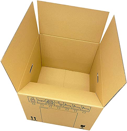STORM TRADING GROUP 10 Strong Extra Large (XL) Cardboard Storage Packing Moving House Boxes with Carry Handles and Room List 53cm x 53cm x 41cm / 21''x 21''x 16'' 115 Litres - Image 3