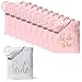 11 Piece Set of Pink Bride Tribe and Bride Canvas Beach Tote Bags for Bachelorette Parties, Weddings and Bridal Showers!