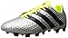adidas Performance Men's Ace 16.4 FxG Soccer Shoe, Silver Metallic/Black/Electricity, 11 M US