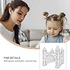 EXCEART 1 Set Colorizing 3D Castle Paper Fairy Tale Castle Paintable Cardboard Castle Kids Art Craft Supplies for Indoor Outdoor Fun #5