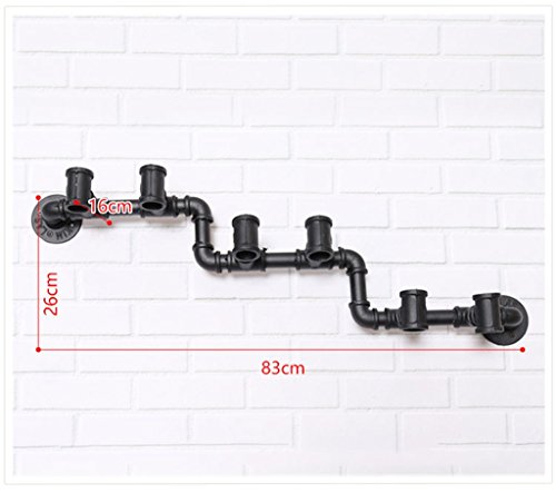 Soporte de vino de pared LUNEZY para 6 botellas miniatura 2