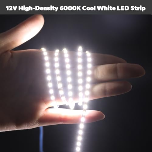 Tira de LED ultradelgada 3mm 6000K luz blanca día 5m miniatura 4