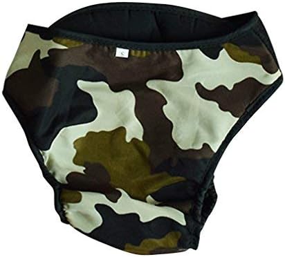 hikong 2 Pack Pet Dog Diaper Physiological Pants Washable Female Dog Sanitary Shorts Panties Menstruation Underwear Briefs