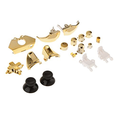 Image of Magideal Set of 18 Replacement Controller Buttons Kit Set for Microsoft Xbox One Gold