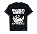 Komm Noch Näher & Es Klatscht Glitzer Mittelfinger Einhorn T-Shirt