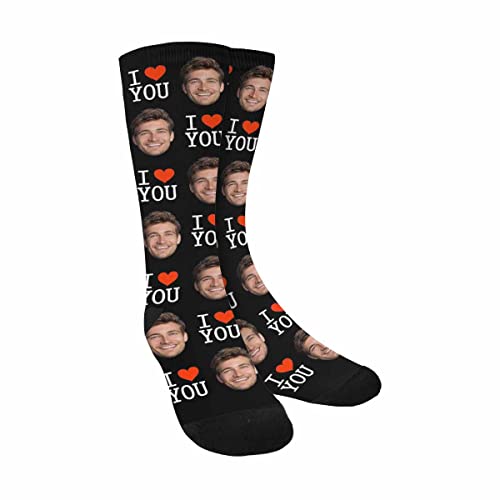 Diykst Custom Face Socks With Picture Personalized Face Socks Funny Crew Photo Socks Birthday Gifts For Men Women #TOP10