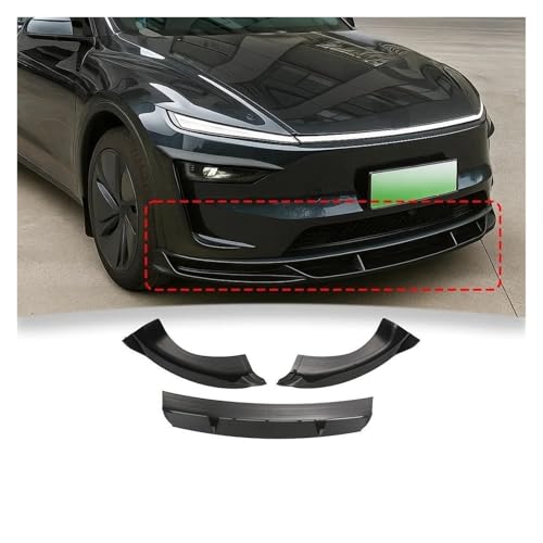 Separador de parachoques delantero para Tesla Model Y Juniper contra roces de asfalto 3