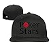 Produktbild FANGQIYUAN Pokerstars Logo Adjustable Snapback Baseball Hats Flat Cap Black Black