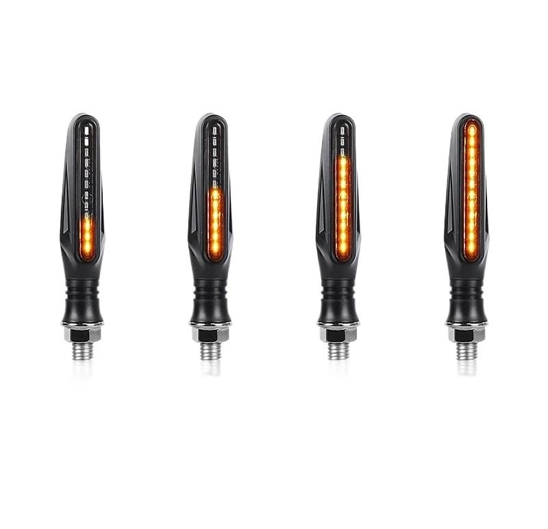 Clignotants moto clignotants à LED pour motos feux clignotants lampe de virage 12V