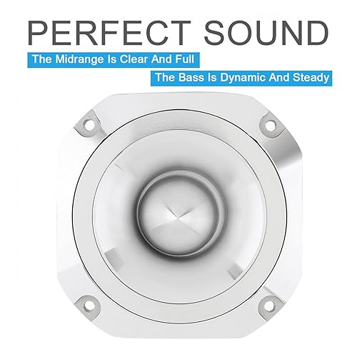alloneslife 600W Car Pedestrian Warning Tweeters Dome Treble High Sensitivity Long Service Life 4 Inch Design High Efficiency Loudspeaker Small Size Speakers Long - Image 4