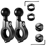 ram mount motorcycle phone holder Compatibilidad - Base de Ram Mount Moto Diseñado con juntas de goma antideslizantes y tornillo de sujección adjustable, Se ajusta a los soportes de teléfono del manillar con diámetros de 0,47 " (12 mm), 0,87 " (22 mm), 1" (25,4 mm); o universalmente se ajusta a los postes de los espejos retrovisores.