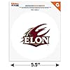 Elon University Secondary Logo Automotive Car Window Locker Circle Bumper Sticker #5