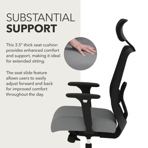 Image of HON Altern Ergonomic Office Chair, Office Desk Computer Chair, Frost