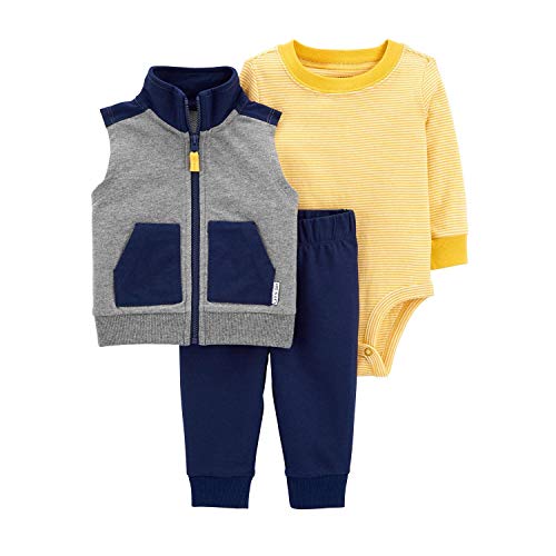 Carter's 3-Piece Little Vest Set vêtement bébé anti-courant d'air automne