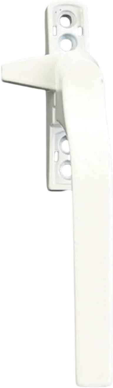 Window Locking Handle 4 Pcs Window Handles Aluminum Alloy External Flat Handle Door Handle Casement Locking Handle(White Right)