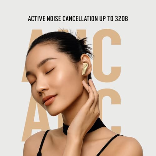 Image of Noise Buds N2 Pro Truly Wireless Earbuds with ANC (Up to 32dB), 70H Playtime, Dual Pairing, InstaCharge (10 Min = 200 Min), Bluetooth v6.0, Metallic Finish - Arctic Blue