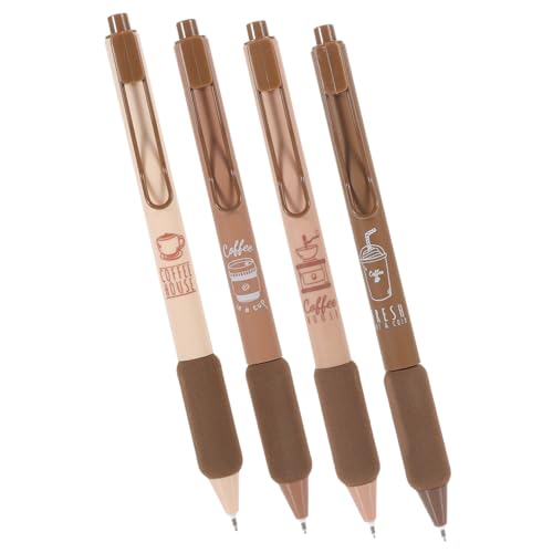 NUOBESTY 4piezas Bolígrafos De Gel Decorativos De Presión Rápida Para De Escritura Atractiva y Portátil Para y Escuela