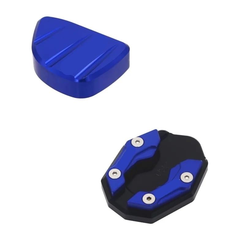 MALIYAE Ensanchamiento para NMAX 155 2020 2021 2022 para Motocicleta CNC Soporte Lateral Extensión Pad Y Auxiliar(Color4)