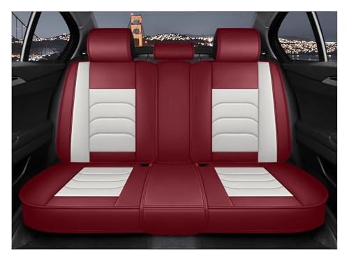 Housses sièges voiture pour Hummer H2 H3 accessoires auto protection siège cuir blanc rouge