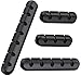 Produktbild Kabelclips Kabelhalter [4 Stück] Vielzwecke Kabelführung Kabel Organizer Set für Schreibtisch, Netzkabel, USB Ladekabel, Audiokabel, Ladekabeln usw.