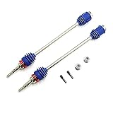 Mesimsple 2PCS T-Maxx Revo E-Maxx Drive Shaft for 1/10 T-Maxx E-Revo E-Maxx (First Generation) Front Rear CVD Driveshaft Upgrades Part