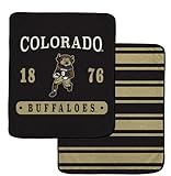 Pegasus Sports NCAA Colorado Buffaloes Varsity Plaque 2 Sided Blanket