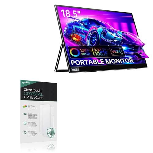 BoxWave Screen Protector Compatible With InnoView Portable Monitor for Laptop (18.5 in) - ClearTouch Crystal Anti-UV EyeCare (2-Pack), Filters out Harmful Blue Light Reduce Fatigue