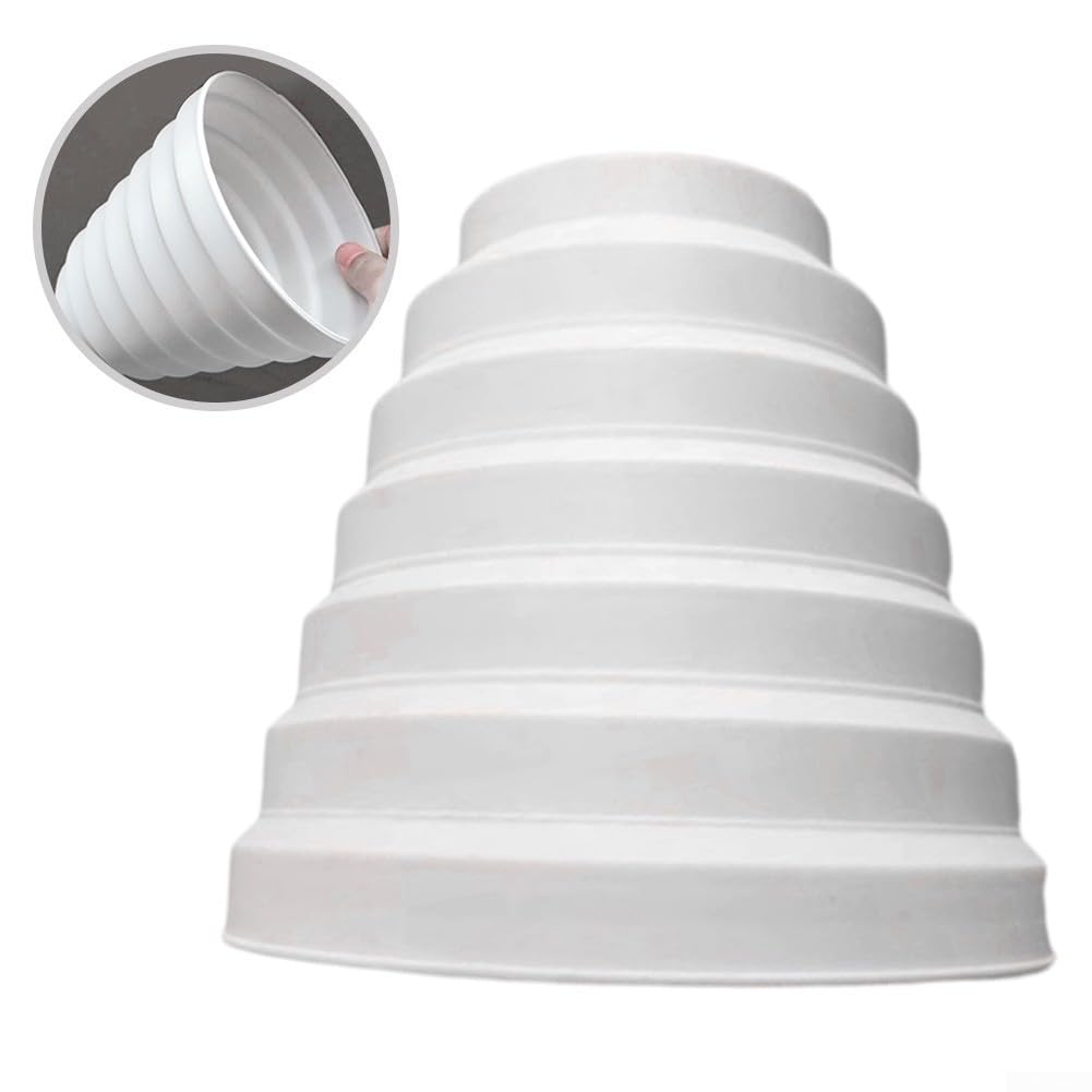 Riduttore condotto estrattore tubo connettore 80 mm 100 mm 110 mm 120 mm 130 mm 140 mm 150 mm per cappe e unità di ventilazione