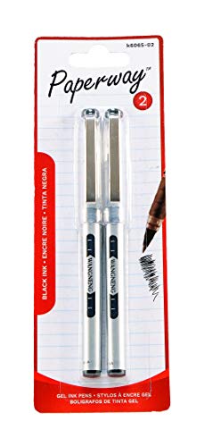 Bolígrafos Paperway gel 6 unidades, tinta negra-azul-roja miniatura 3