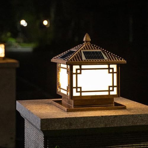 Lámparas de columna solar IP65 para caminos oscuros sin cables 3