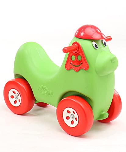 Image of Little Fingers Intra Dog Ride-on Toys for Kids with Wheels (Colour May Vary)