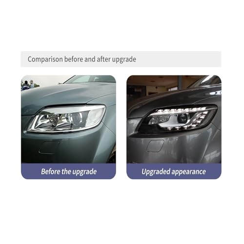 Kit de faros LED compatibles con Audi Q7 2006-2009 con sistema de intermitentes premium 2