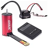 Das Set enthält einen S3660 3800KV-Motor, einen 80A-Regler und eine Programmkarte, die perfekt für das 1/8, 1/10 RC-Auto geeignet ist.