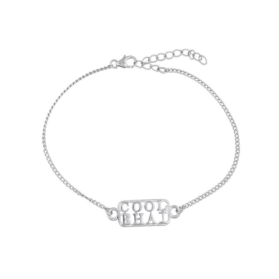 VOYLLA Precious Silver Cool Bhai Rakhi