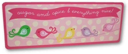 Wooden Wall Plaque ~ Sugar, Spice and Everything Nice!
