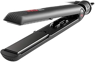 Professional Hair Straightener, Titanium Flat Iron for Straightens and Curls, Dual Voltage Flat