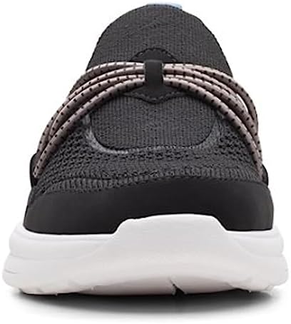 Clarks womens Ezera Run Loafer, Black Combi, 5.5 US | Image 2