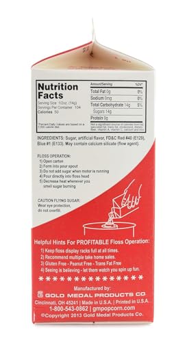 Flossugar Jolly Berry algodón dulce sabor fresa 3.25 lb miniatura 2
