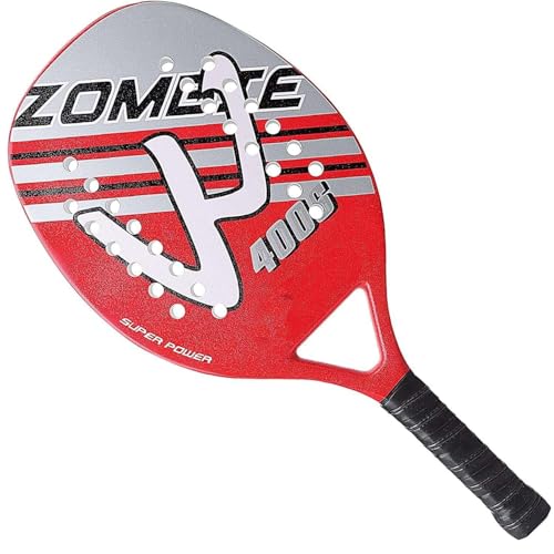 Kit Raquete Para Beach Tennis Profissional Em Fibra Carbono Com Capa Protetora + 3 Bolas de Tênis Ve