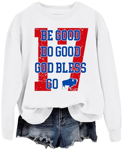 Be Good Do Good God Bless Sweatshirt Funny Football T-Shirts Unisex Graphic Tees Long Sleeve4