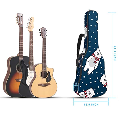 Housse étanche pour guitare acoustique avec double bandoulière et poche Motif fusée, Multicolore 04, 42.9×16.9×4.7 in… - Les Beatles, Paul McCartney, John Lennon, RIngo Starr, George Harrison Housse étanche pour guitare acoustique avec double bandoulière et poche Motif fusée, Multicolore 04, 42.9x16.9x4.7 in… – Image 6