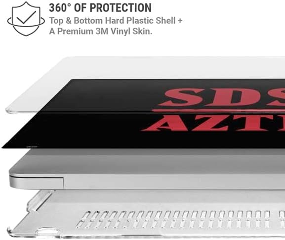 Skinit Case + Skin Compatible with MacBook Pro 15in (2016-19) - Officially Licensed Aztecs San Diego State Design