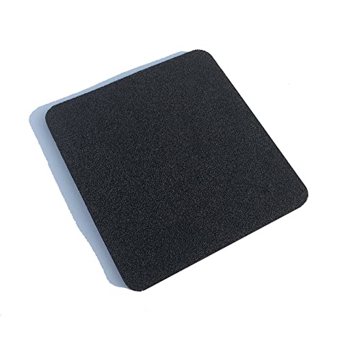 toRIDE antidérapant Snowboard Mat, Stomp Pad en néoprène Noir adhesif Autocollant Autocollant - 12x11cm