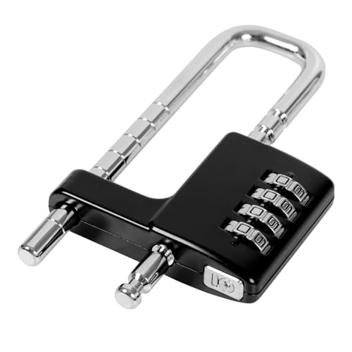 Lawnize Combination Padlock - Zinc Alloy, Long Shackle, Cabinet, School, Bike, Gym, Sports Lockers, Fences, Gate Lock, Adjustable Shackle, Tool Case, Pool Lock