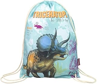 Blueprint Collections Natural History Museum Dinosaur Trainer Bag | Drawstring Bag | Dinosaur Gifts & Bags | Gym and Swim Bag | Kids Back to School Bag