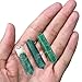 Amazing Gemstone Moss Agate Crystal Points Bulk Healing Crystals&Stones - Pack of 3 Double Terminated Healing W& Point Bulk Crystals for Crafts, Crystal Grid, DIY Work - Premium Crystals